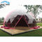 Польза торговой выставки логотипа ясного портативного шатра геодезического купола красочная изготовленная на заказ